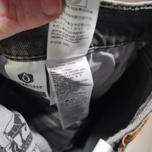 Levis 512 Flex Slim Fit Tapered Leg Stretch Jeans Men's Size 32x32 Black NEW!!!! - Picture 12 of 12